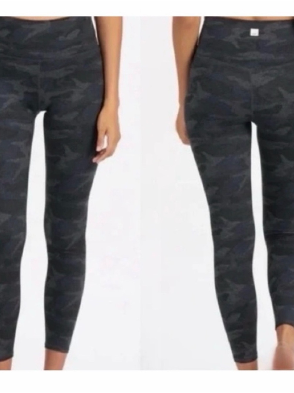 Vuori Black Camo High-Rise Performance Clean Elevation Leggings